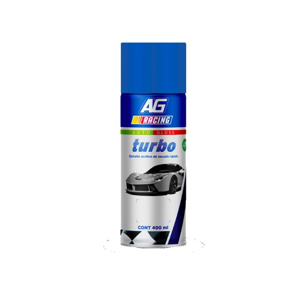 Aerosol Turbo Azul Español