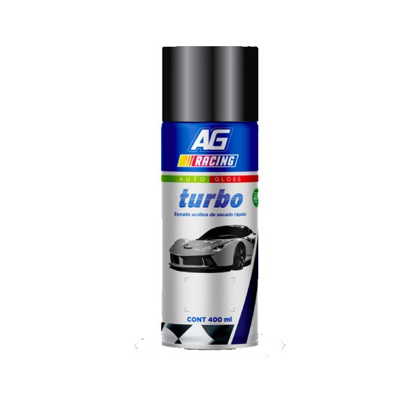 Aerosol Turbo Negro Metalico