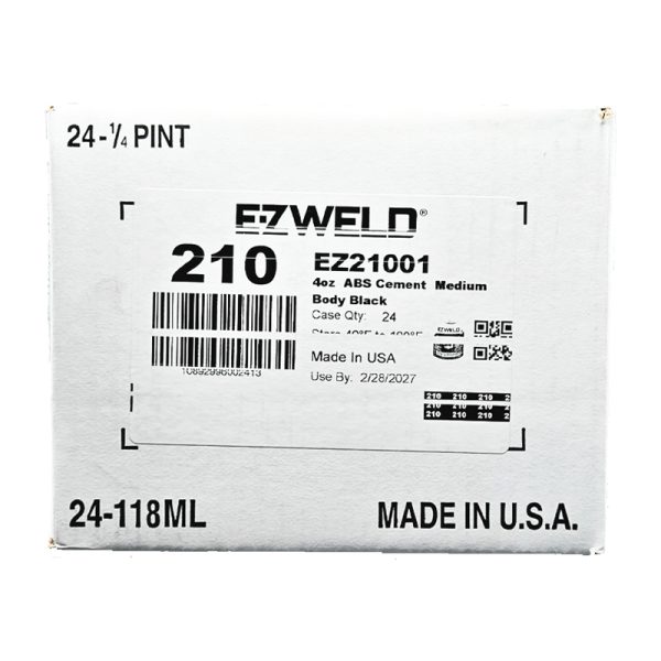 Pegamento Abs Ezw 4oz (1/8 Lt) 24 Pzs