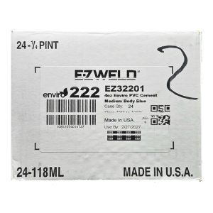 Pegamento Pvc Wet  Ezw 4oz (1/8 Lt) 24 Pzs