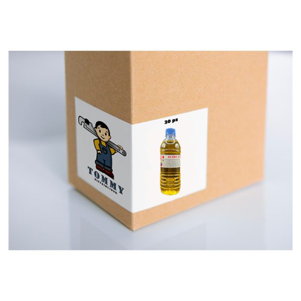 Acido Muriatico Industrial 1/2 Lt (20 Pzs)